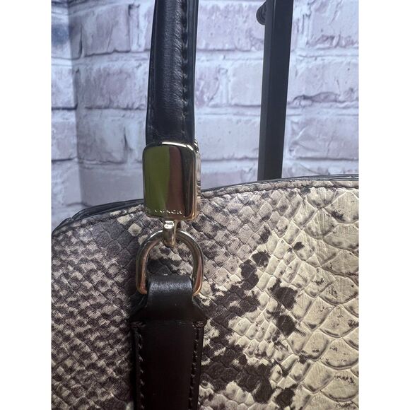 Coach Minetta Python Satchel with Crossbody Strap - Picture 6 of 15